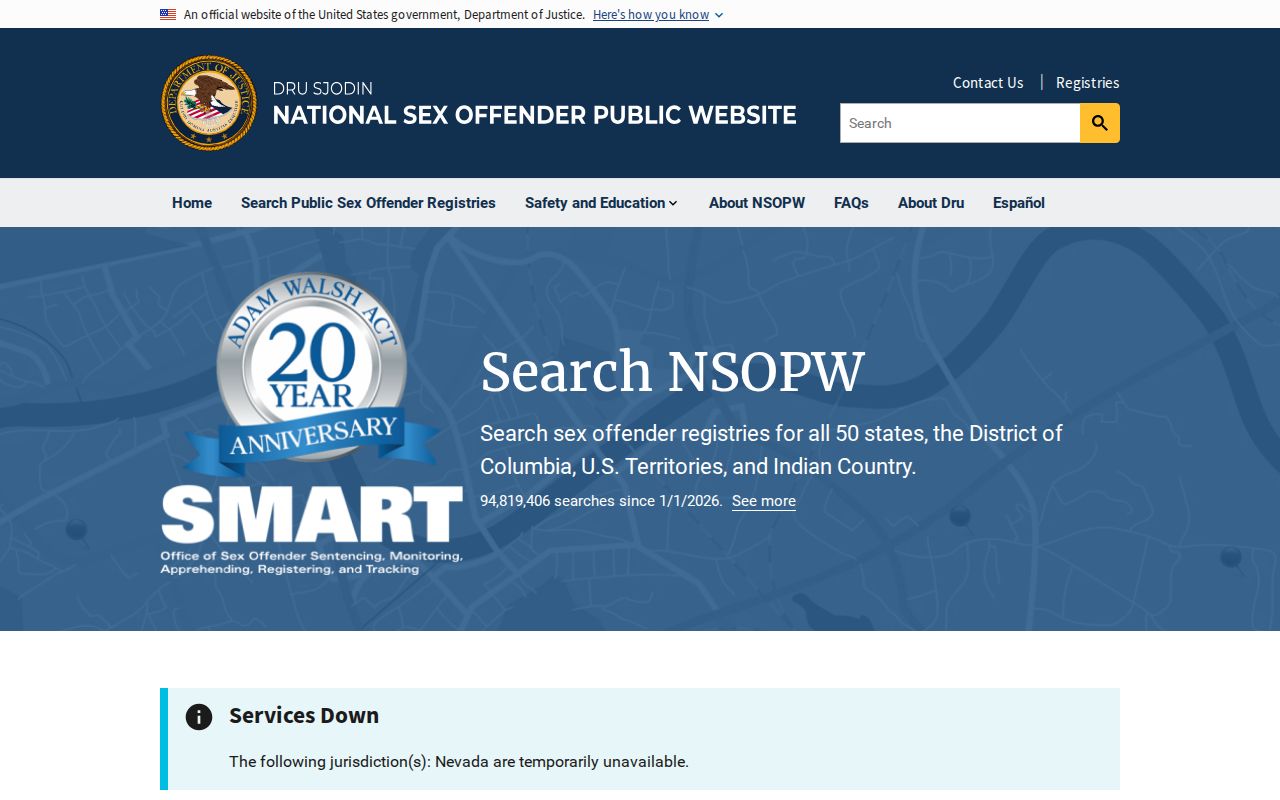 Adams County sex offender lookup through the national NSOPW search