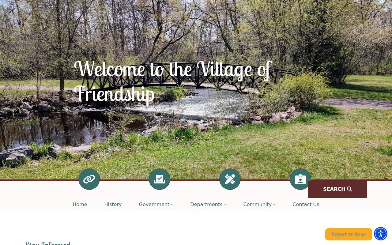 Friendship criminal records Village of Friendship government profile